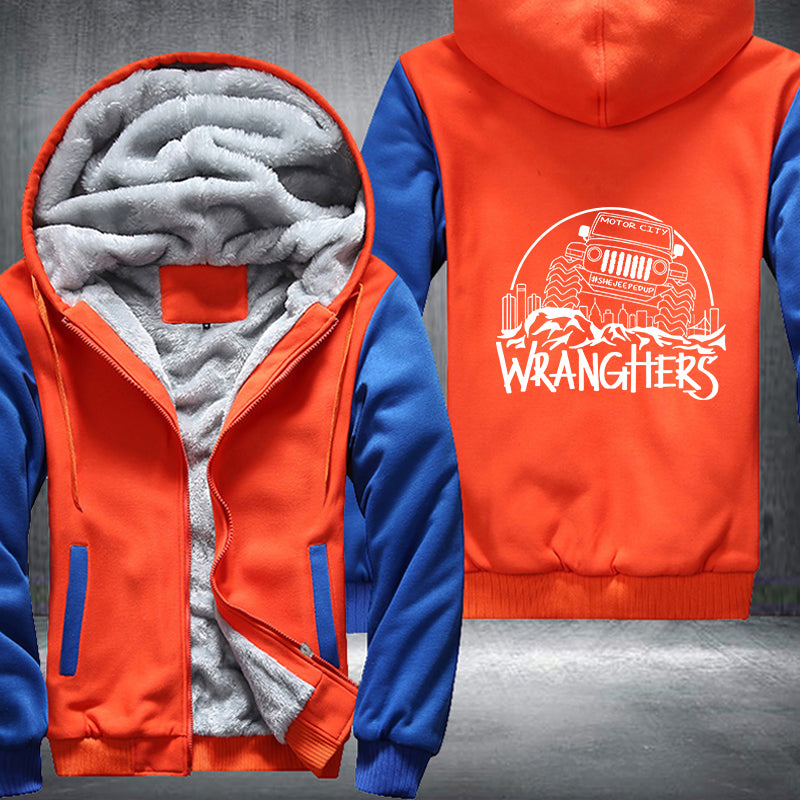 Motor City Wranghers Fleece Hoodies Jacket