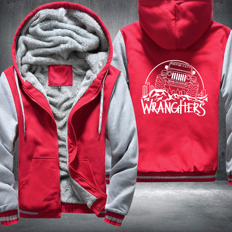 Motor City Wranghers Fleece Hoodies Jacket