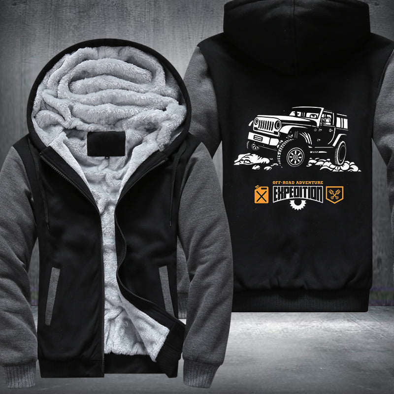 Off Road Adventure Expedition Fleece Hoodies Jacket