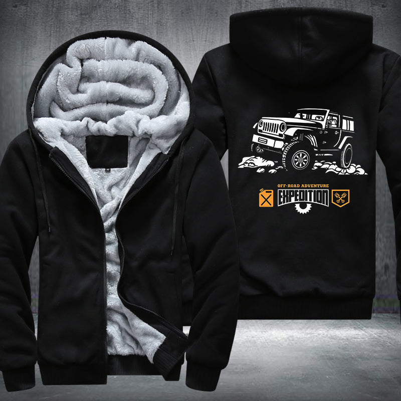 Off Road Adventure Expedition Fleece Hoodies Jacket