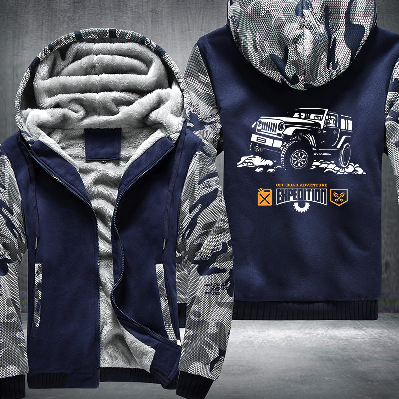 Off Road Adventure Expedition Fleece Hoodies Jacket