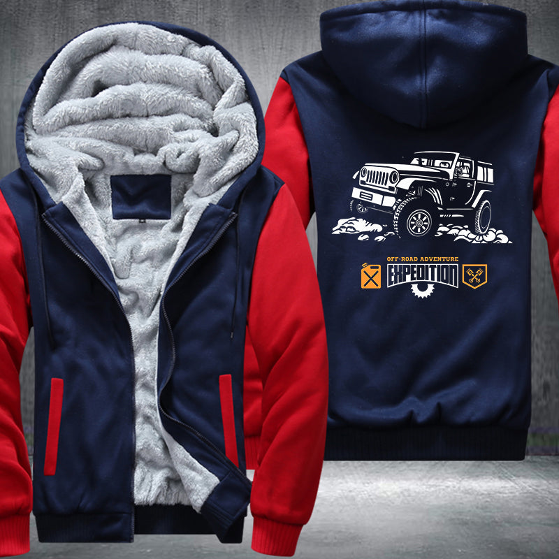 Off Road Adventure Expedition Fleece Hoodies Jacket
