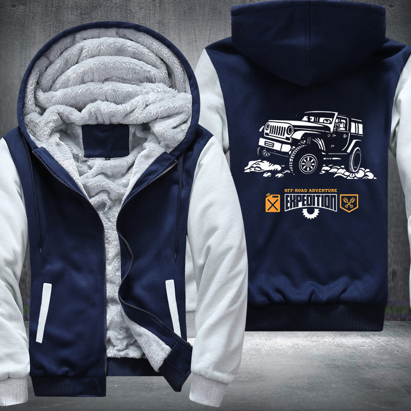 Off Road Adventure Expedition Fleece Hoodies Jacket