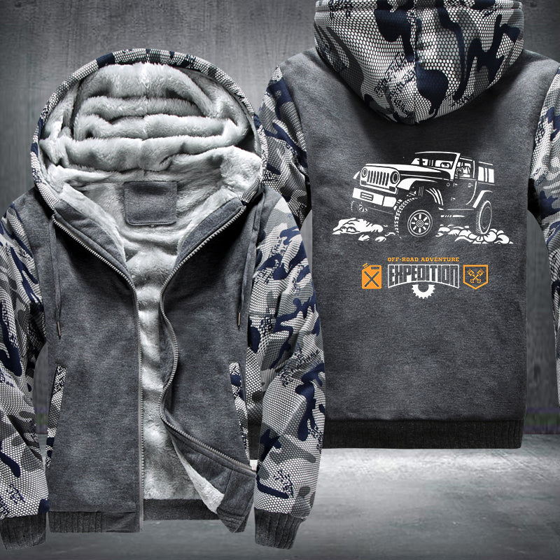 Off Road Adventure Expedition Fleece Hoodies Jacket