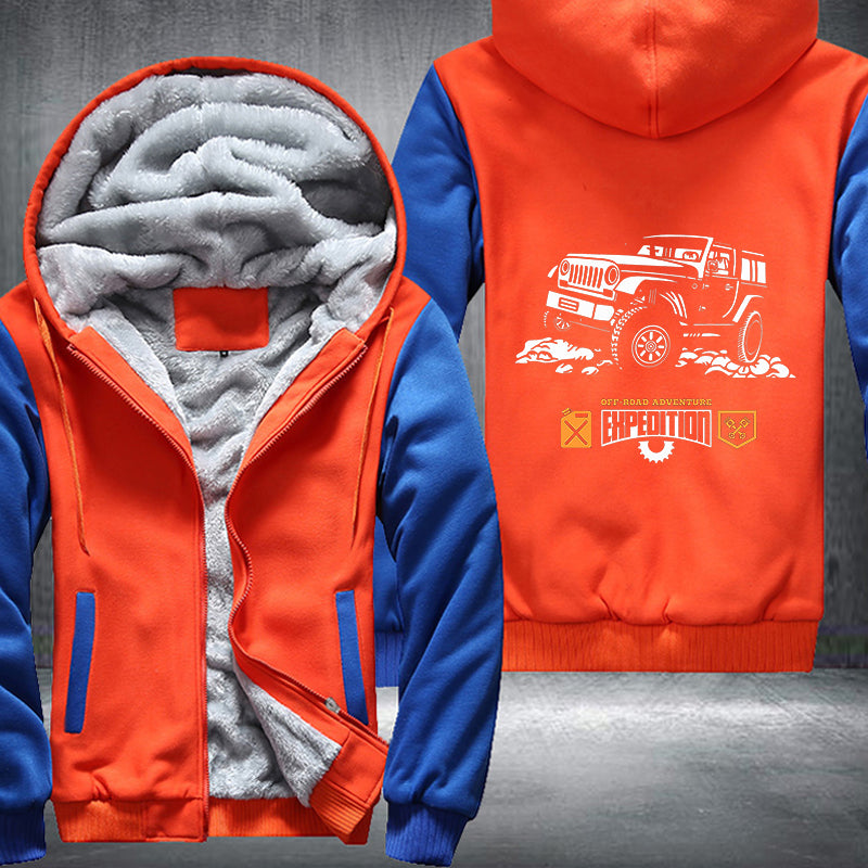 Off Road Adventure Expedition Fleece Hoodies Jacket