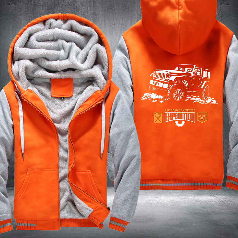 Off Road Adventure Expedition Fleece Hoodies Jacket