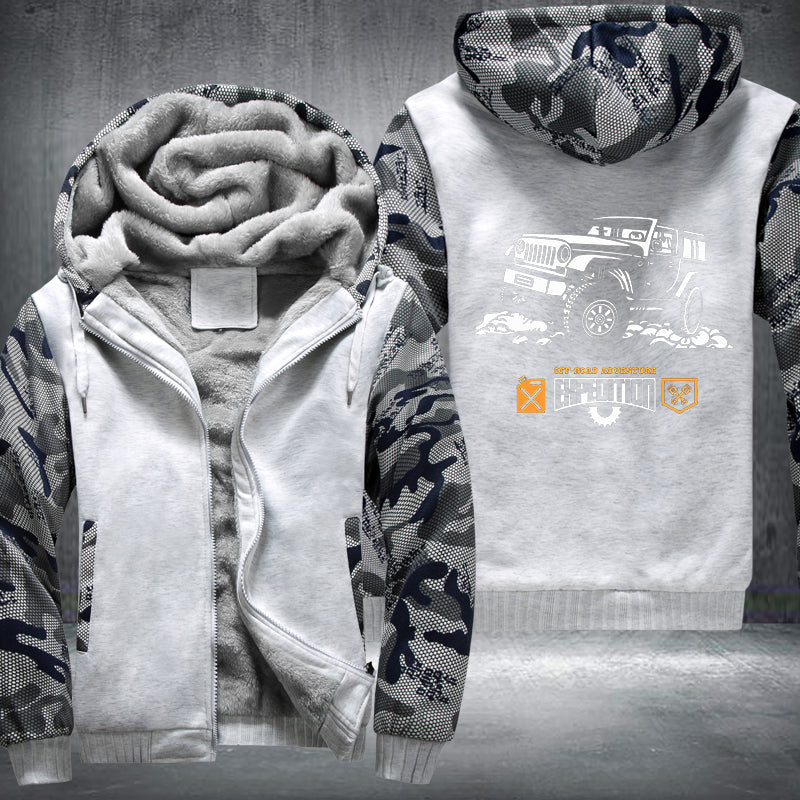 Off Road Adventure Expedition Fleece Hoodies Jacket