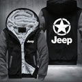 Star Jeep Fleece Hoodies Jacket