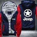 Star Jeep Fleece Hoodies Jacket