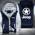 Star Jeep Fleece Hoodies Jacket