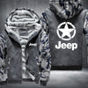 Star Jeep Fleece Hoodies Jacket