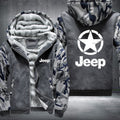 Star Jeep Fleece Hoodies Jacket