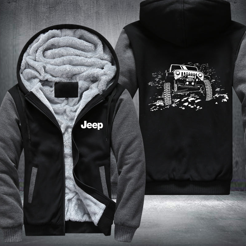 Jeep Run Fleece Hoodies Jacket