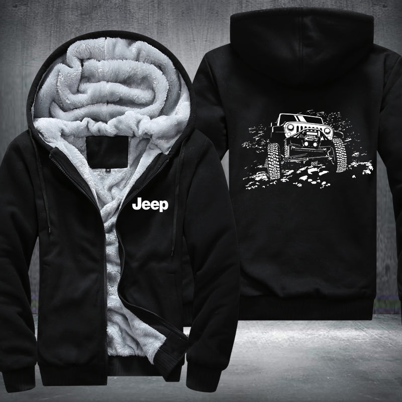 Jeep Run Fleece Hoodies Jacket