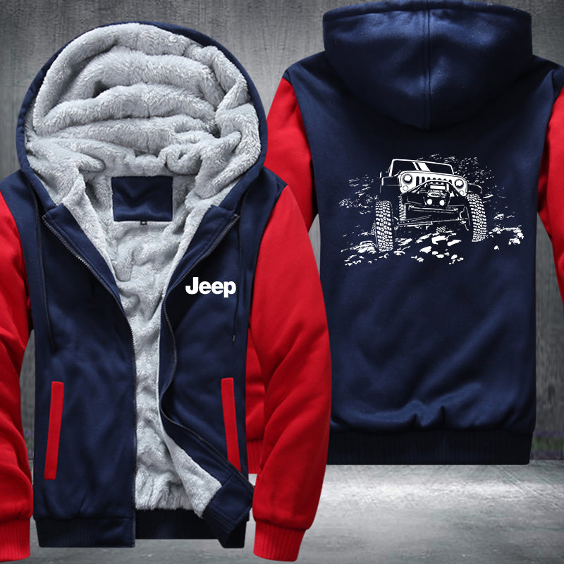 Jeep Run Fleece Hoodies Jacket