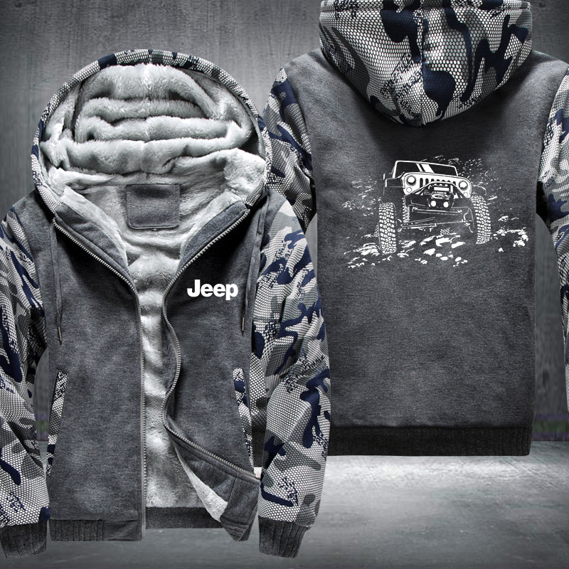Jeep Run Fleece Hoodies Jacket