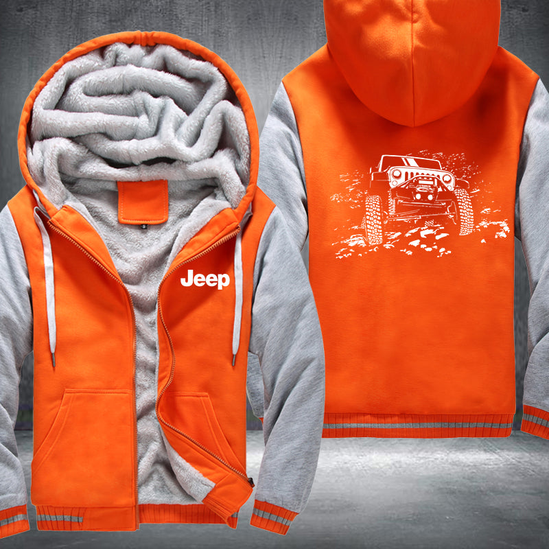 Jeep Run Fleece Hoodies Jacket