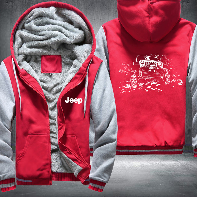 Jeep Run Fleece Hoodies Jacket