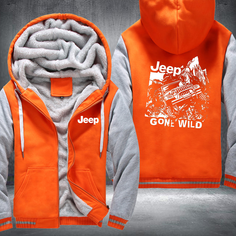 Jeep Gone Wild Fleece Hoodies Jacket