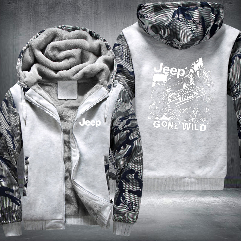 Jeep Gone Wild Fleece Hoodies Jacket