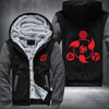 NARUTO SHARINGAN TRIPLE TOMOE Fleece Hoodies Jacket