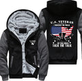 US Veteran I walked the walk Fleece Hoodies Jacket