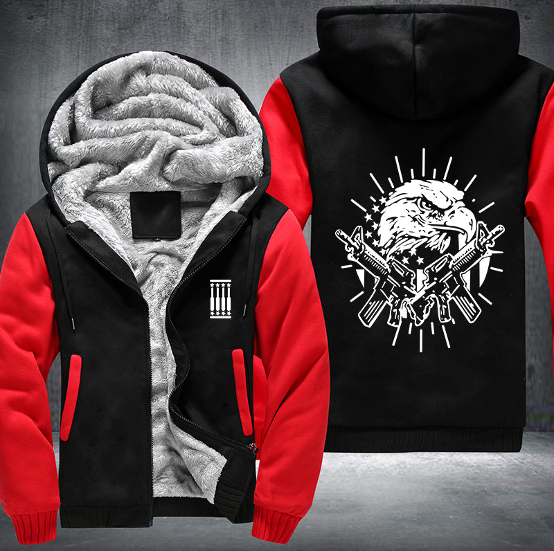 Eagle Shooter Fleece Hoodies Jacket