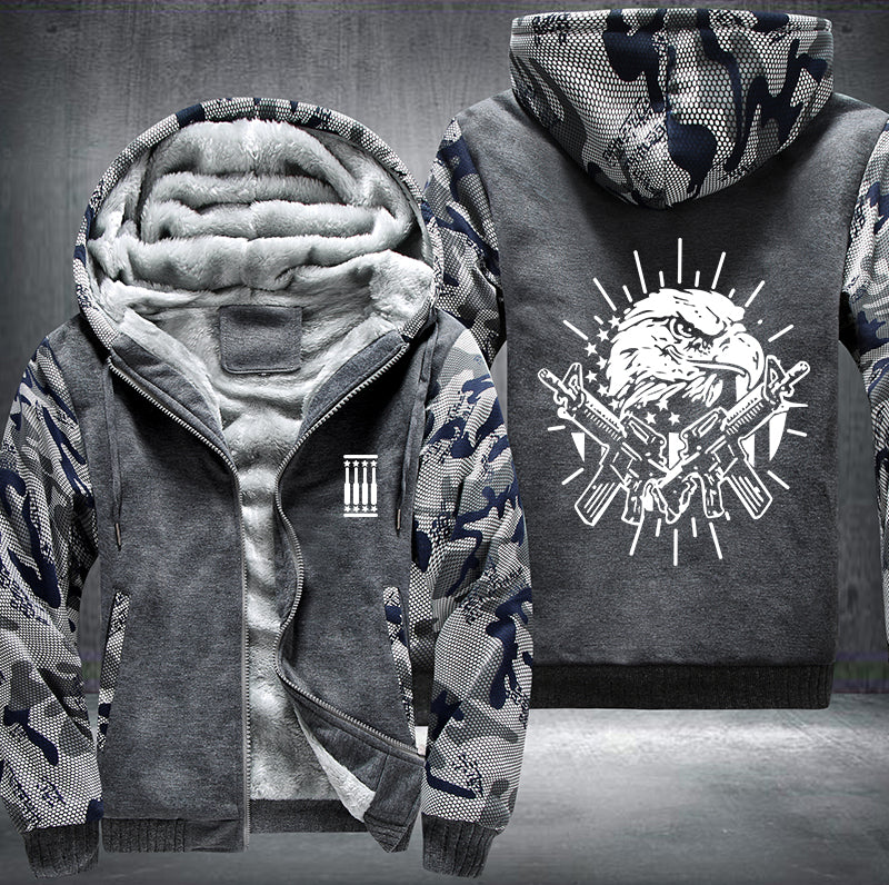 Eagle Shooter Fleece Hoodies Jacket