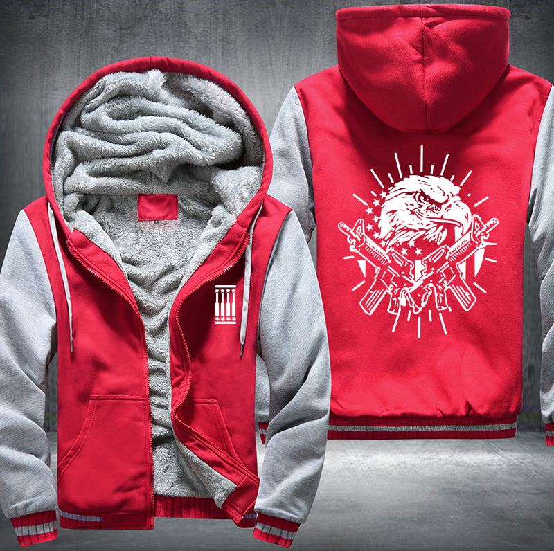 Eagle Shooter Fleece Hoodies Jacket