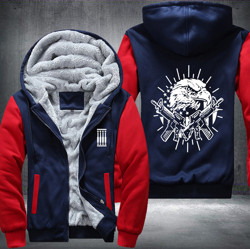 Eagle Shooter Fleece Hoodies Jacket