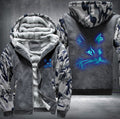 Cat Luminous Fleece Hoodies Jacket