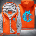 Horse Face Luminous Fleece Hoodies Jacket