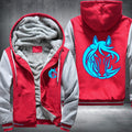 Horse Face Luminous Fleece Hoodies Jacket