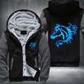 Horse Face Side Luminous Fleece Hoodies Jacket