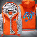 Horse Face Side Luminous Fleece Hoodies Jacket