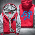 Horse Face Side Luminous Fleece Hoodies Jacket