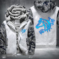 Horse Face Side Luminous Fleece Hoodies Jacket