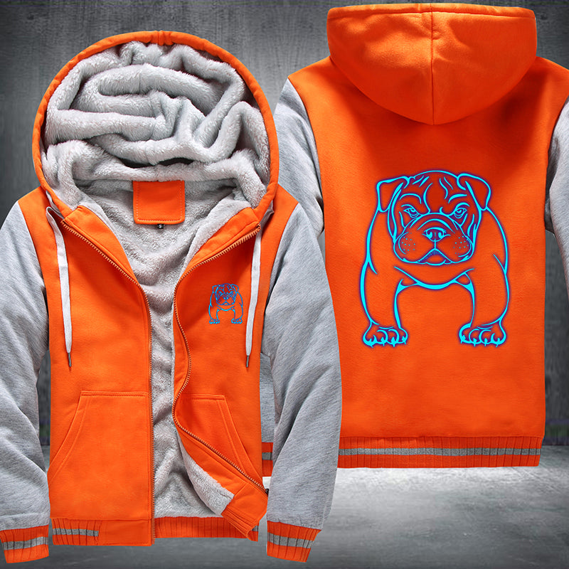 American Bulldog Luminous Fleece Hoodies Jacket