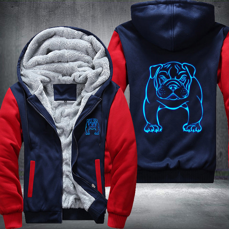 American Bulldog Luminous Fleece Hoodies Jacket