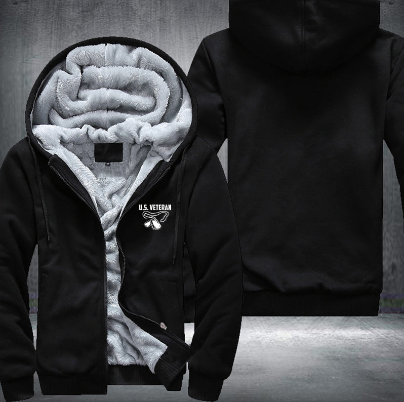 US Veteran Fleece Hoodies Jacket