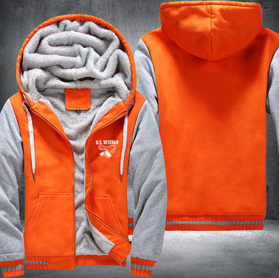 US Veteran Fleece Hoodies Jacket