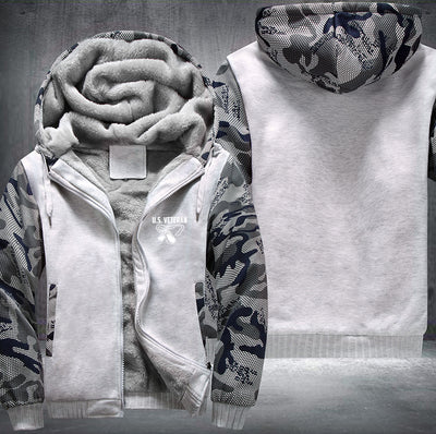 US Veteran Fleece Hoodies Jacket