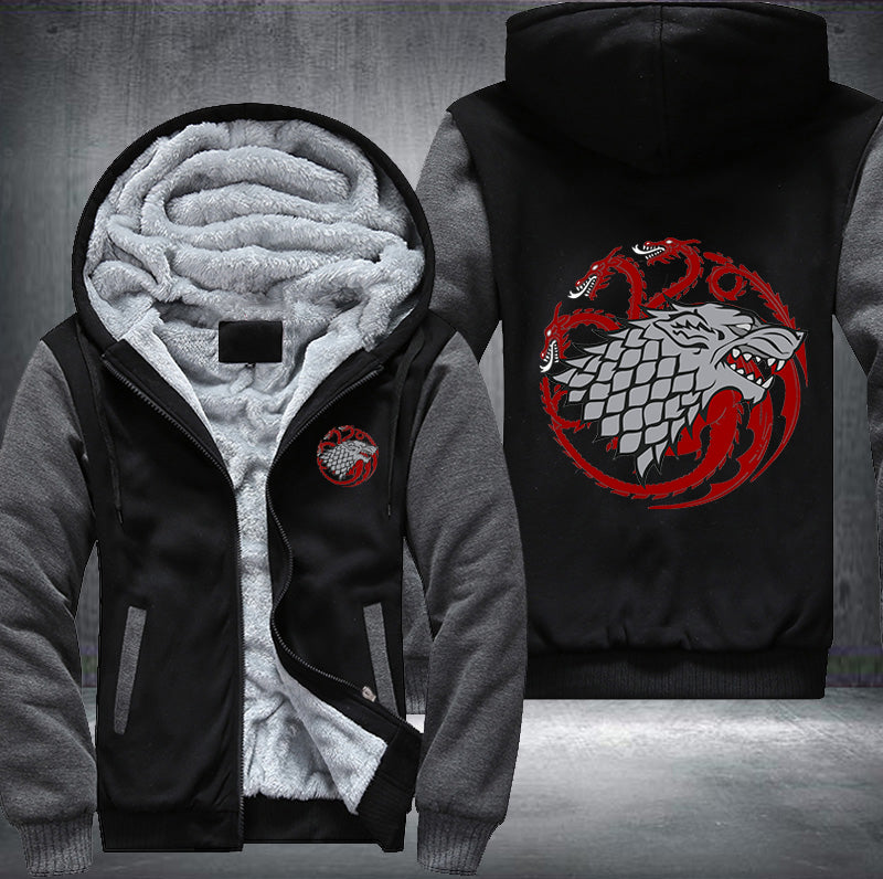 HOUSE TARGARYEN Fleece Hoodies Jacket