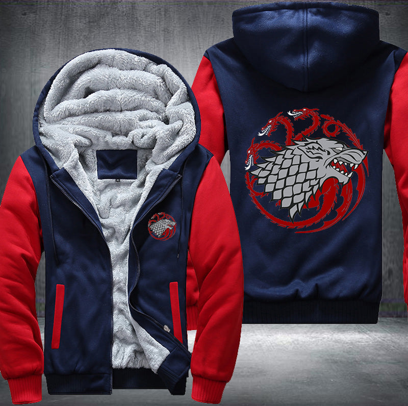 HOUSE TARGARYEN Fleece Hoodies Jacket