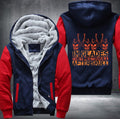 In glades they meet skull after skull Fleece Hoodies Jacket