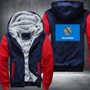Flag of Oklahoma Fleece Hoodies Jacket