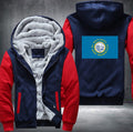 Flag of South Dakota Fleece Hoodies Jacket