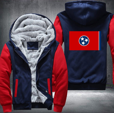 Flag of Tennessee Fleece Hoodies Jacket