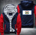 Flag of West Virginia Fleece Hoodies Jacket