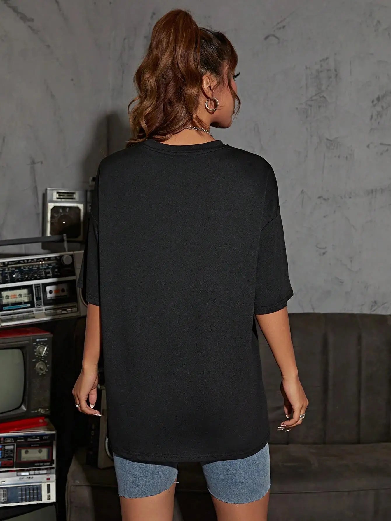 Chinese Loong Meets Oracle Funny Graphic Women T-Shirt